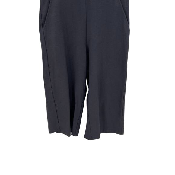 Eileen Fisher Jumpsuit V-Neck Crop Washable Stretch Crepe Gray Size XSP Petite - Picture 6 of 12